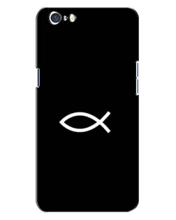 Чехол для OPPO A71 с картинкой «Символ рыбы Jesus»