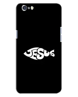 Чехол для OPPO A71 с картинкой «Рыба Jesus»