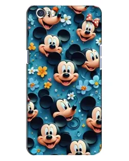 Чохол для OPPO A71 з картинкою «Паттерн Міккі та Мінні»