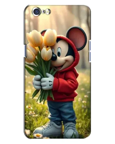 Чохол для OPPO A71 з картинкою «Міккі з тюльпанами» Чохол для OPPO A71 з картинкою «Міккі з тюльпанами»
