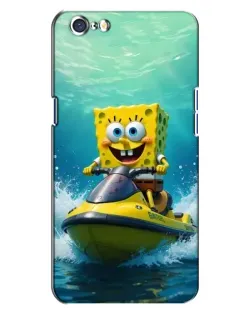 Чохол для OPPO A71 з картинкою «Спанч Боб на гідроциклі» Чохол для OPPO A71 з картинкою «Спанч Боб на гідроциклі»