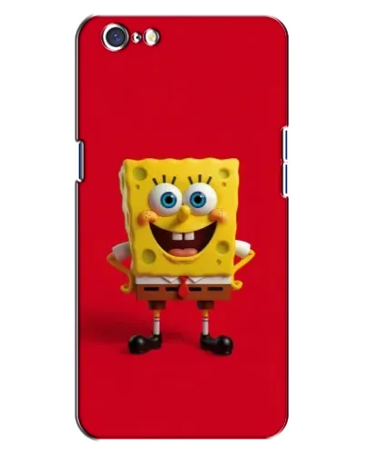 Чохол для OPPO A71 з картинкою «Спанч Боб на червоному» Чохол для OPPO A71 з картинкою «Спанч Боб на червоному»