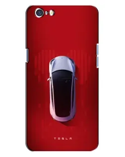 Чехол для OPPO A71 с картинкой «Tesla Top View»