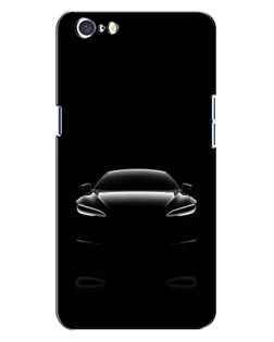 Чехол для OPPO A71 с картинкой «Силуэт Tesla Night»