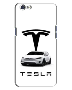 Чехол для OPPO A71 с картинкой «Tesla White Style»