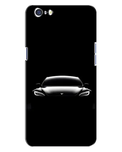 Чехол для OPPO A71 с картинкой «Фары Tesla Night» Чехол для OPPO A71 с картинкой «Фары Tesla Night»