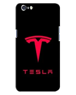 Чехол для OPPO A71 с картинкой «Tesla Red Logo»