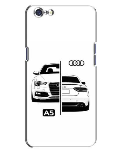 Чехол для OPPO A71 с картинкой «Audi — контрастный дизайн»