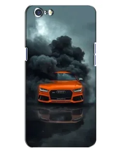 Чехол для OPPO A71 с картинкой «Audi в облаках дыма» Чехол для OPPO A71 с картинкой «Audi в облаках дыма»