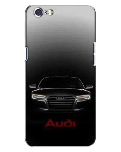 Чехол для OPPO A71 с картинкой «Audi — градиентный контур»