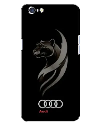 Чехол для OPPO A71 с картинкой «Графика — пантера и Audi»