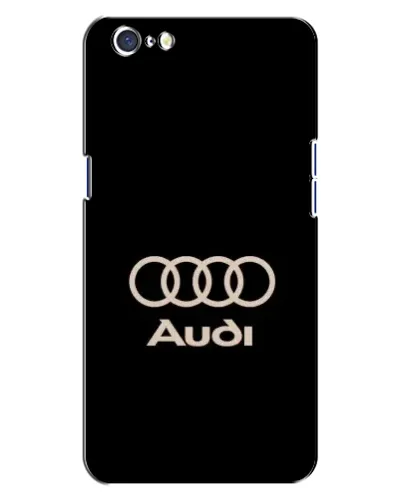 Чехол для OPPO A71 с картинкой «Audi — золотой логотип»