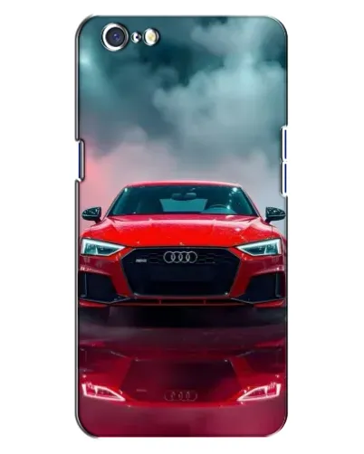 Чехол для OPPO A71 с картинкой «Audi RS — красный стиль»