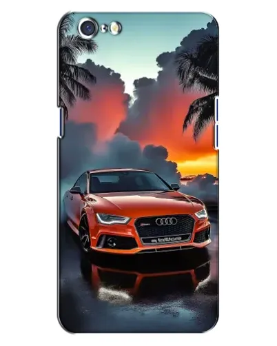 Чехол для OPPO A71 с картинкой «Audi — закат»