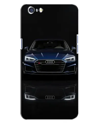 Чехол для OPPO A71 с картинкой «Audi — ночное отражение»