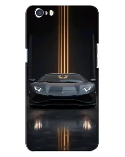 Чохол для OPPO A71 з картинкою «Lamborghini золоті лінії»