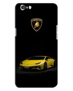 Чохол для OPPO A71 з картинкою «Lamborghini жовтий акцент»
