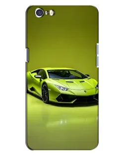 Чохол для OPPO A71 з картинкою «Салатовий Lamborghini Huracan»