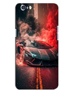 Чохол для OPPO A71 з картинкою «Lamborghini червоний дим»