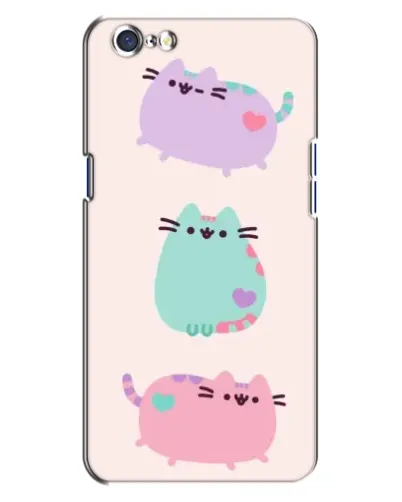 Чохол для OPPO A71 з картинкою «Pusheen тріо» Чохол для OPPO A71 з картинкою «Pusheen тріо»