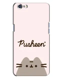 Чохол для OPPO A71 з картинкою «Pusheen логотип»