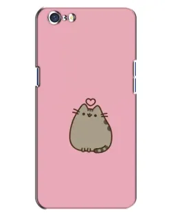 Чохол для OPPO A71 з картинкою «Pusheen серце»