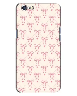 Чехол для OPPO A71 с картинкой «Розовые бантики Coquette»
