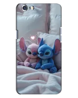 Чехол для OPPO A71 с картинкой «Плюшевые Стич Ангел»