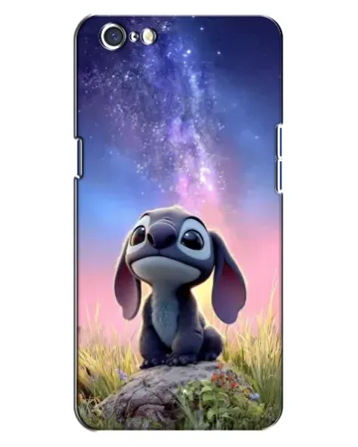 Чехол для OPPO A71 с картинкой «Стич на рассвете»