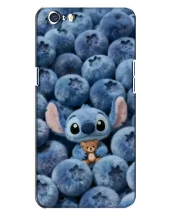 Чехол для OPPO A71 с картинкой «Стич и голубика»