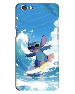 Чехол для OPPO A71 с картинкой «Стич на волне»