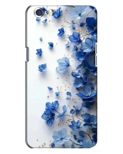Чохол для OPPO A71 з картинкою «Блакитний квітковий каскад»