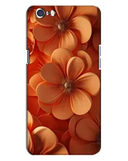 Чохол для OPPO A71 з картинкою «Помаранчева макро квітка»