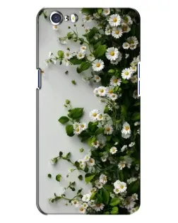 Чохол для OPPO A71 з картинкою «Гілка дрібних білих квітів»