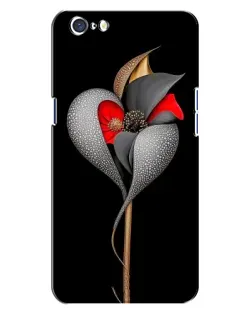 Чехол для OPPO A71 с картинкой «Серебряный фантазийный цветок»