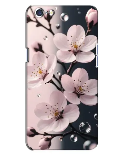 Чехол для OPPO A71 с картинкой «Нежная сакура и капли» Чехол для OPPO A71 с картинкой «Нежная сакура и капли»