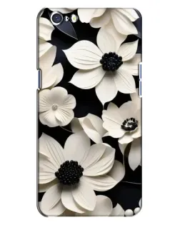 Чохол для OPPO A71 з картинкою «Об'ємні білі квіти»
