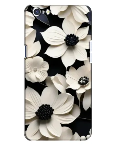 Чохол для OPPO A71 з картинкою «Об'ємні білі квіти»