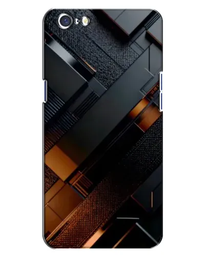 Чохол для OPPO A71 з картинкою «Чорні геометричні блоки» Чохол для OPPO A71 з картинкою «Чорні геометричні блоки»