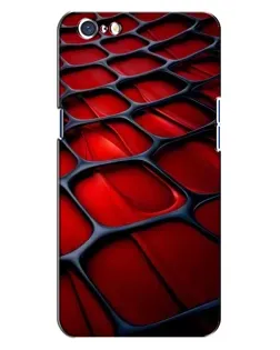 Чохол для OPPO A71 з картинкою «Червона глянцева сітка»