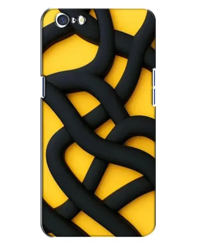 Чохол для OPPO A71 з картинкою «Чорне жовте переплетення» Чохол для OPPO A71 з картинкою «Чорне жовте переплетення»