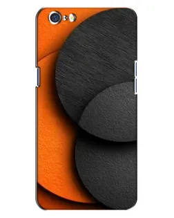 Чохол для OPPO A71 з картинкою «Геометрія помаранчевих кіл»