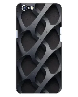 Чохол для OPPO A71 з картинкою «Об'ємне сіре плетіння»