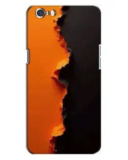 Чохол для OPPO A71 з картинкою «Помаранчевий розлом»