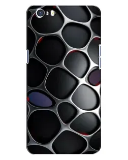 Чохол для OPPO A71 з картинкою «Об'ємна темна решітка»