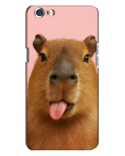 Чохол для OPPO A71 з картинкою «Капібара з язиком»