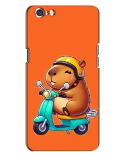 Чохол для OPPO A71 з картинкою «Капібара на скутері»