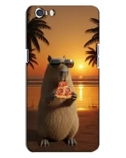 Чохол для OPPO A71 з картинкою «Капібара з піцою»