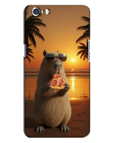 Чохол для OPPO A71 з картинкою «Капібара з піцою» Чохол для OPPO A71 з картинкою «Капібара з піцою»