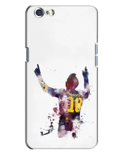 Чохол для OPPO A71 з картинкою «Акварельний Мессі Барселона»